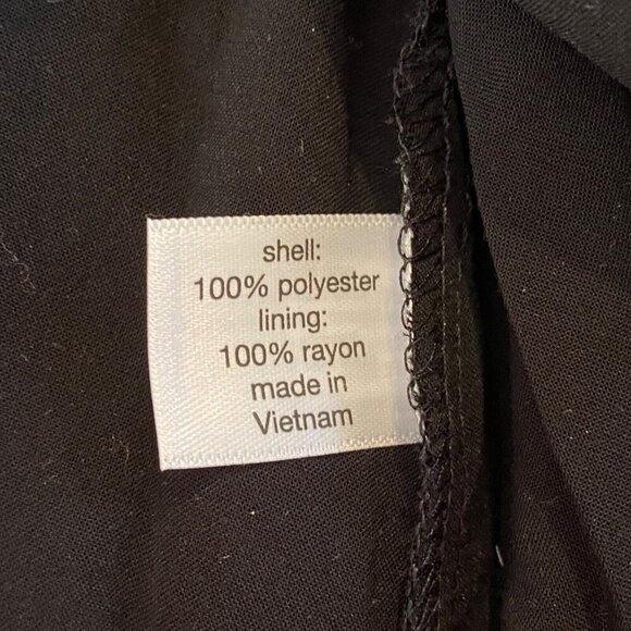 Lane Bryant Chiffon Dress Womens Size 16 Ruffles Button Down Floral Purple - Picture 11 of 11